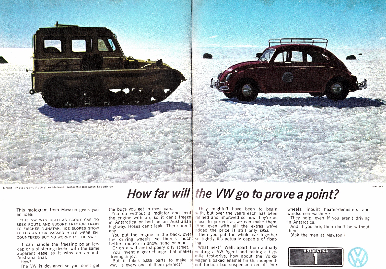 1963 Volkswagen First Car In Antartica Page 2 & 3